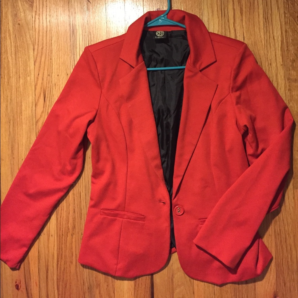 Sleek Orange Blazer