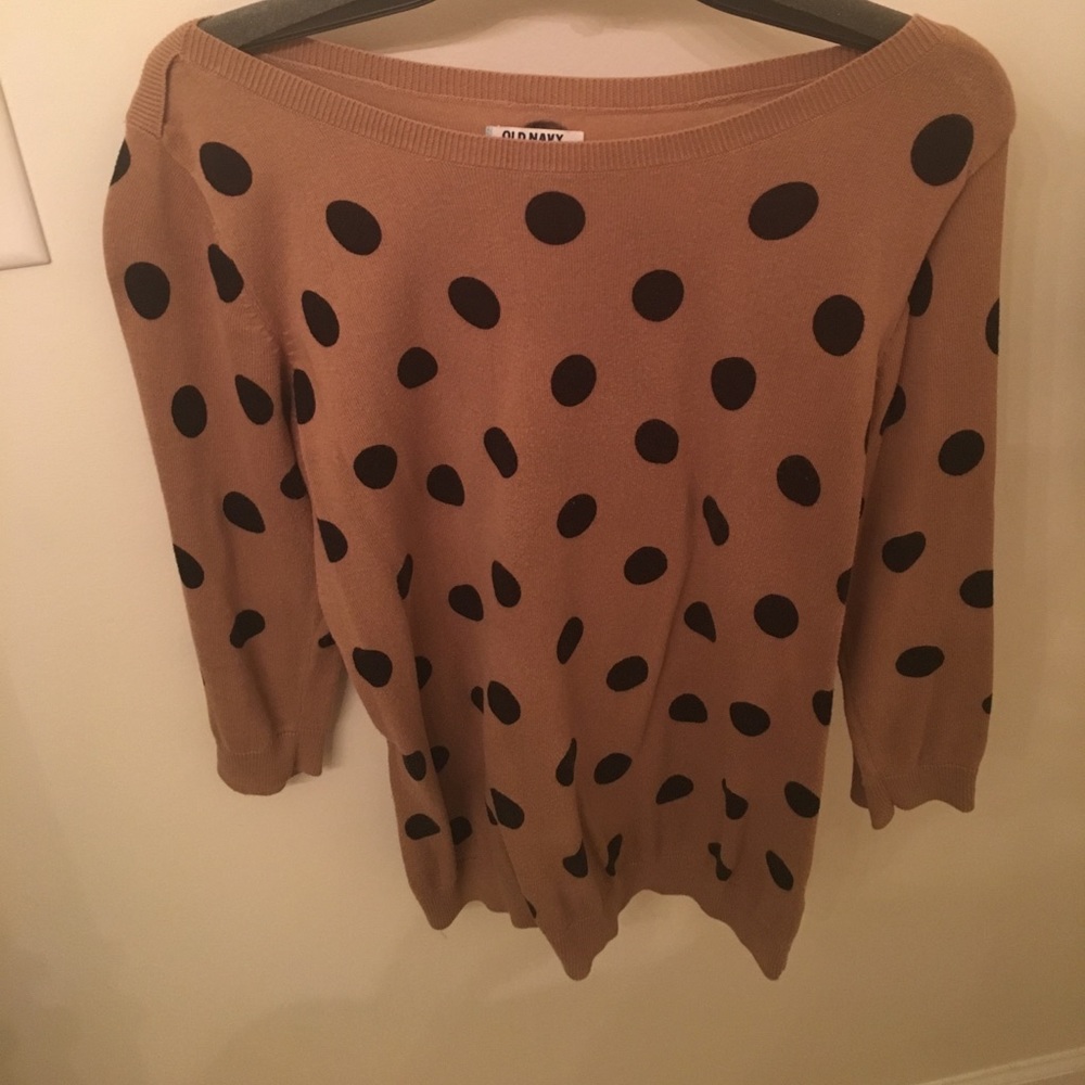 Polka dot sweater