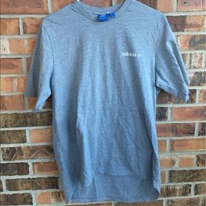 Long-line Adidas tee with pocket