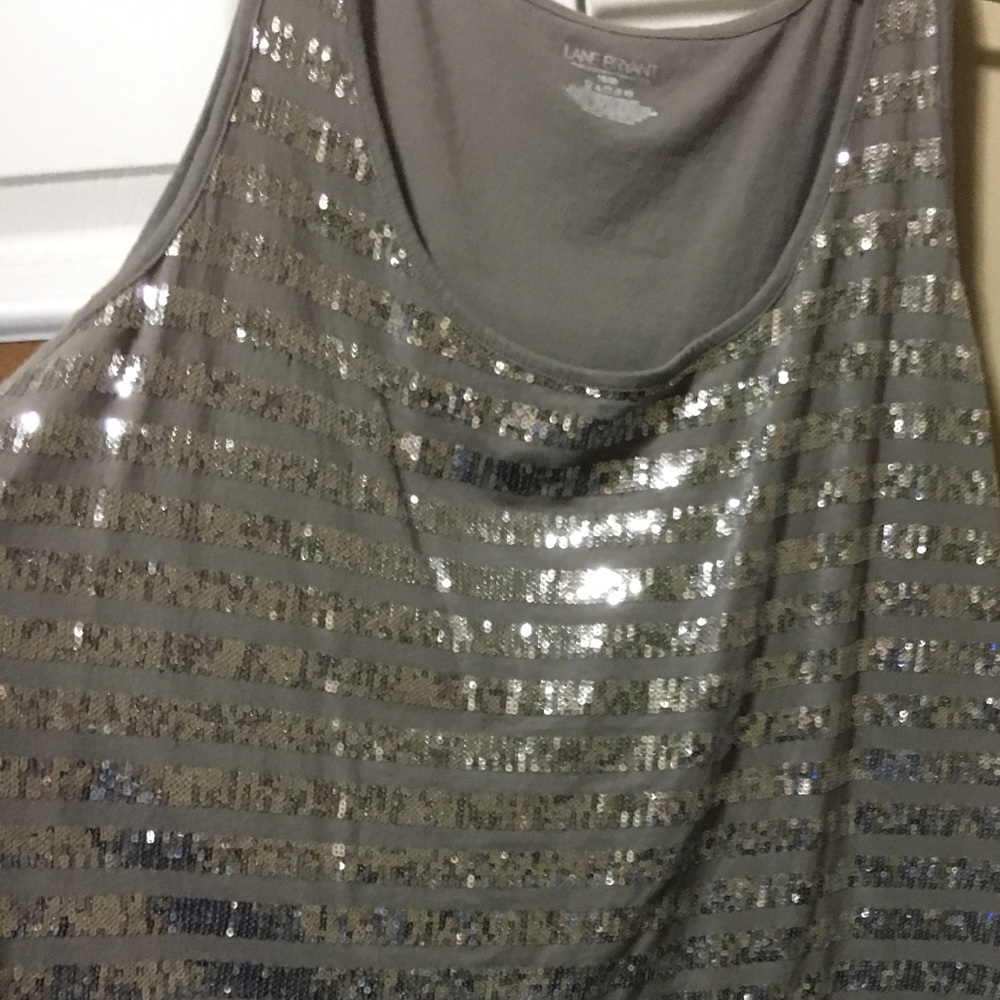 Lane Bryant sequined tank