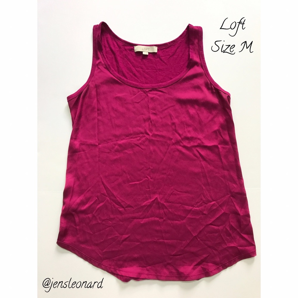 LOFT Magenta Tank