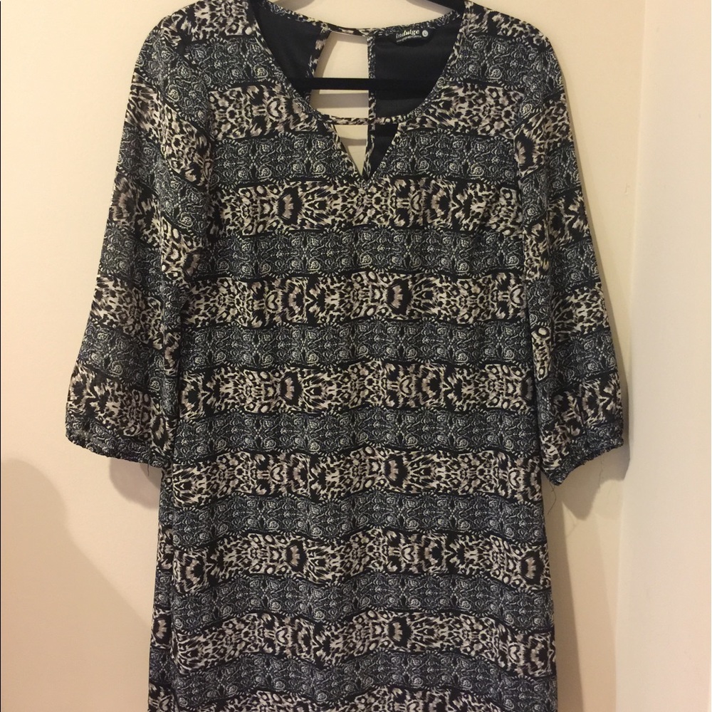 Exotic print dress