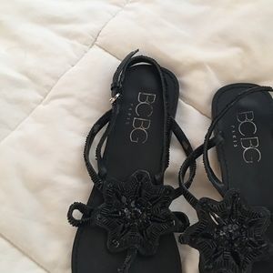 Black strapy sandals