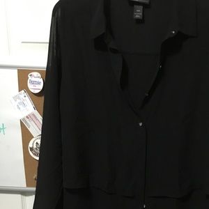 Lane Bryant chiffon blouse