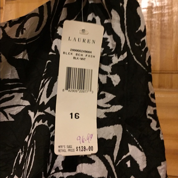 NWT Beautiful Lauren Ralph Lauren Silk Skirt - Picture 2 of 4