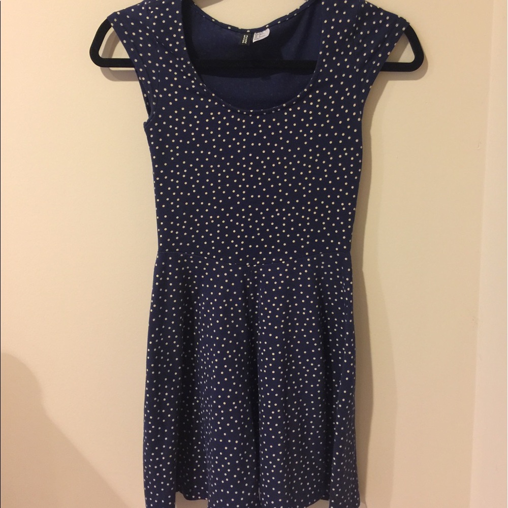 Polka dotted dress