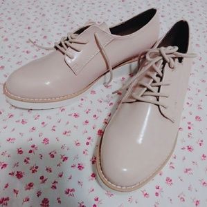 Pastel Pink Platform Sneakers