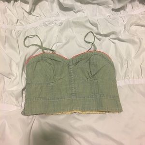Jean Crop top from American Eagle