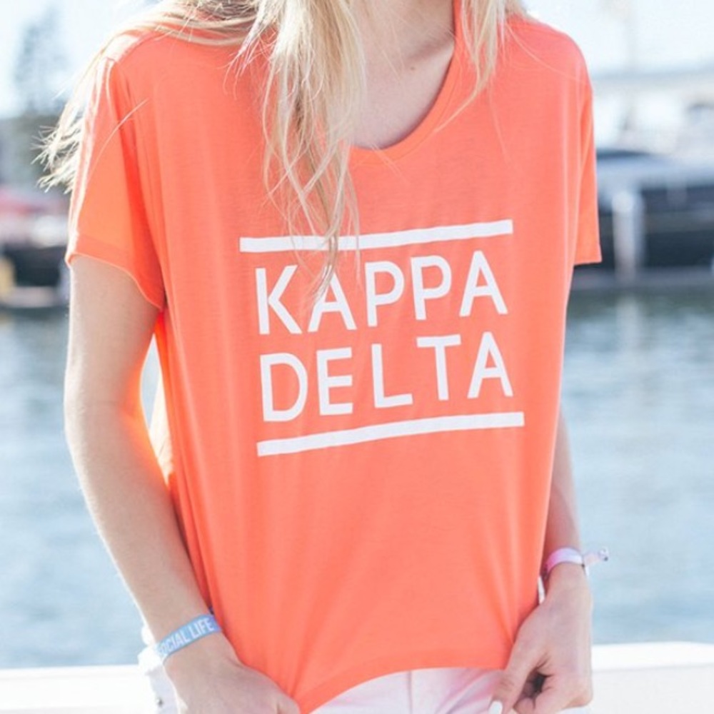 Kappa Delta The Social Life crop top