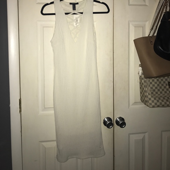 Forever 21 Dresses & Skirts - NWT Forever 21 white lace up dress