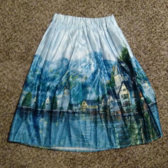 Blue Skirt - Picture 1 of 2