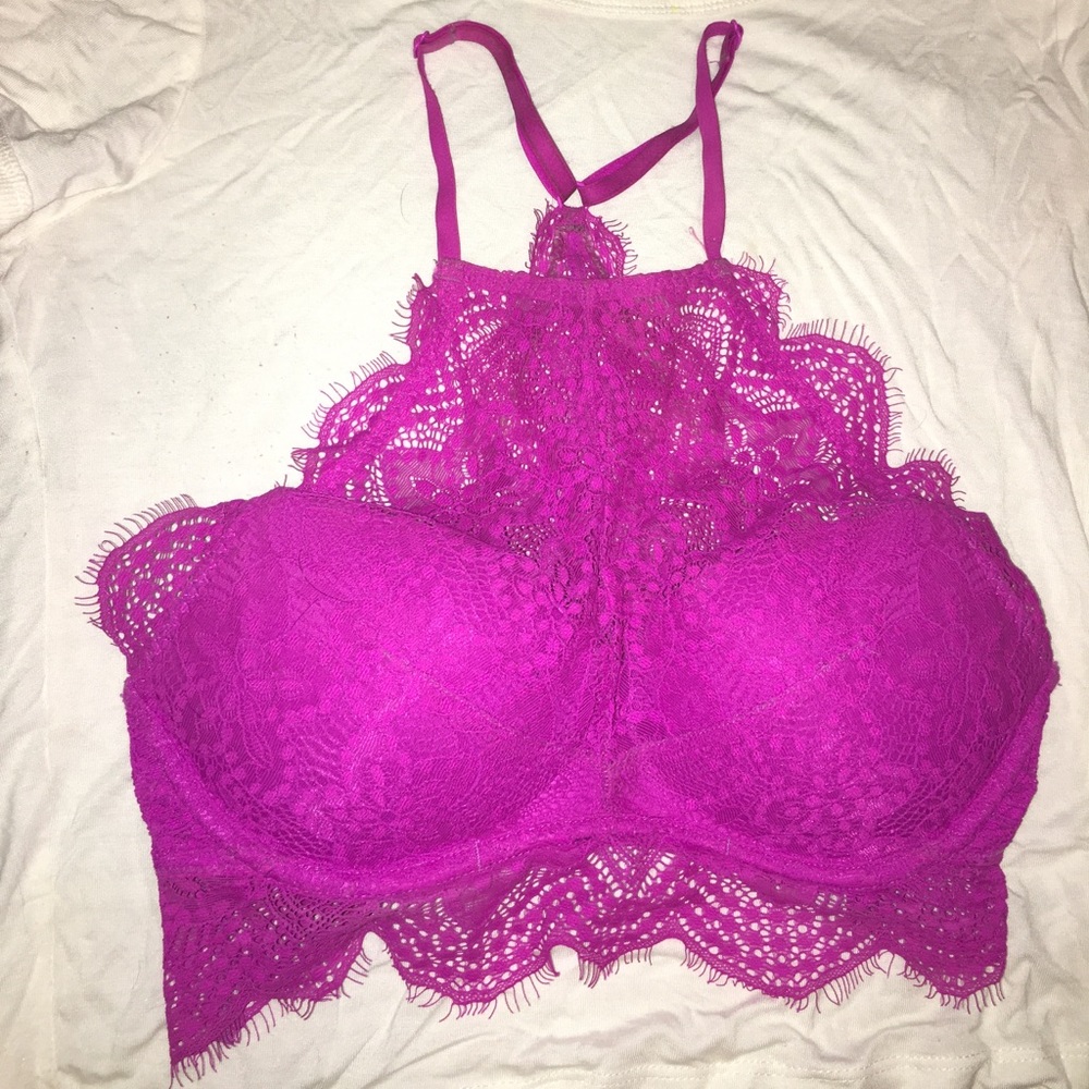 fuchsia victoria secret bralette