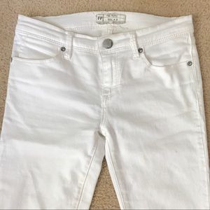 Free People white skinny jeans