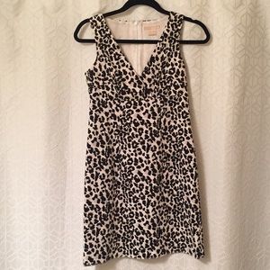 Michael Kors animal print cocktail dress