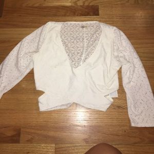 Lacey crop top