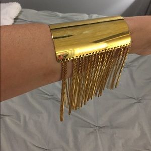Fringe cuff