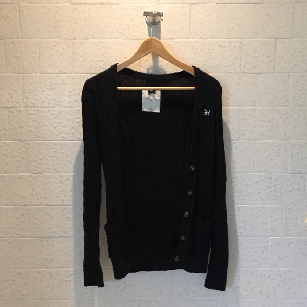 GILLY HICKS / Navy Blue Cardigan