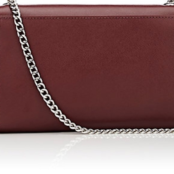 NWT Barney NewYork Hannah Red Leather Shoulder Bag - Picture 6 of 7