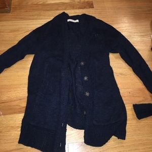 Navy blue cardigan