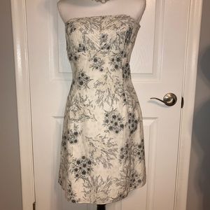 White House Black market strapless dress