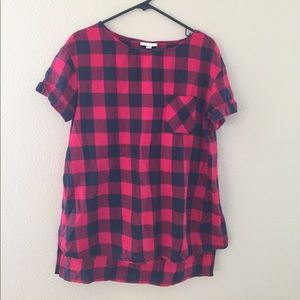 Liz Lange for Target Maternity plaid top