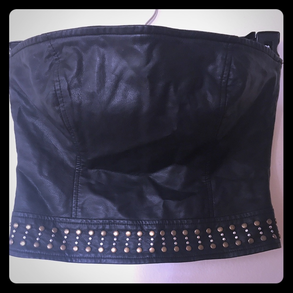 Leather top