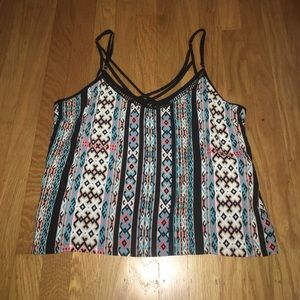 Tribal print tank