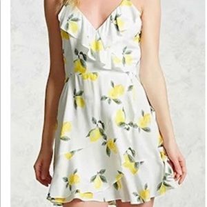 Brand new boutique Lemon printed sun dress.