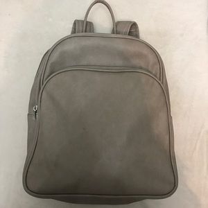 Tan leather backpack 🎒