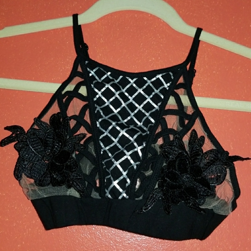 Black bralette