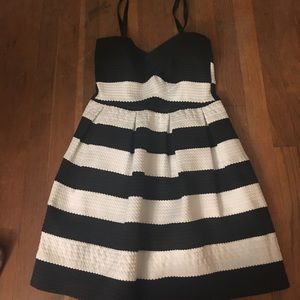 Black and white Box style Dress