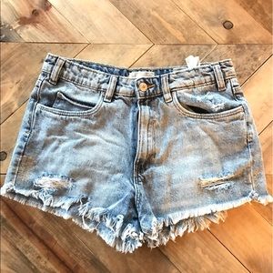 Zara vintage collection denim shorts