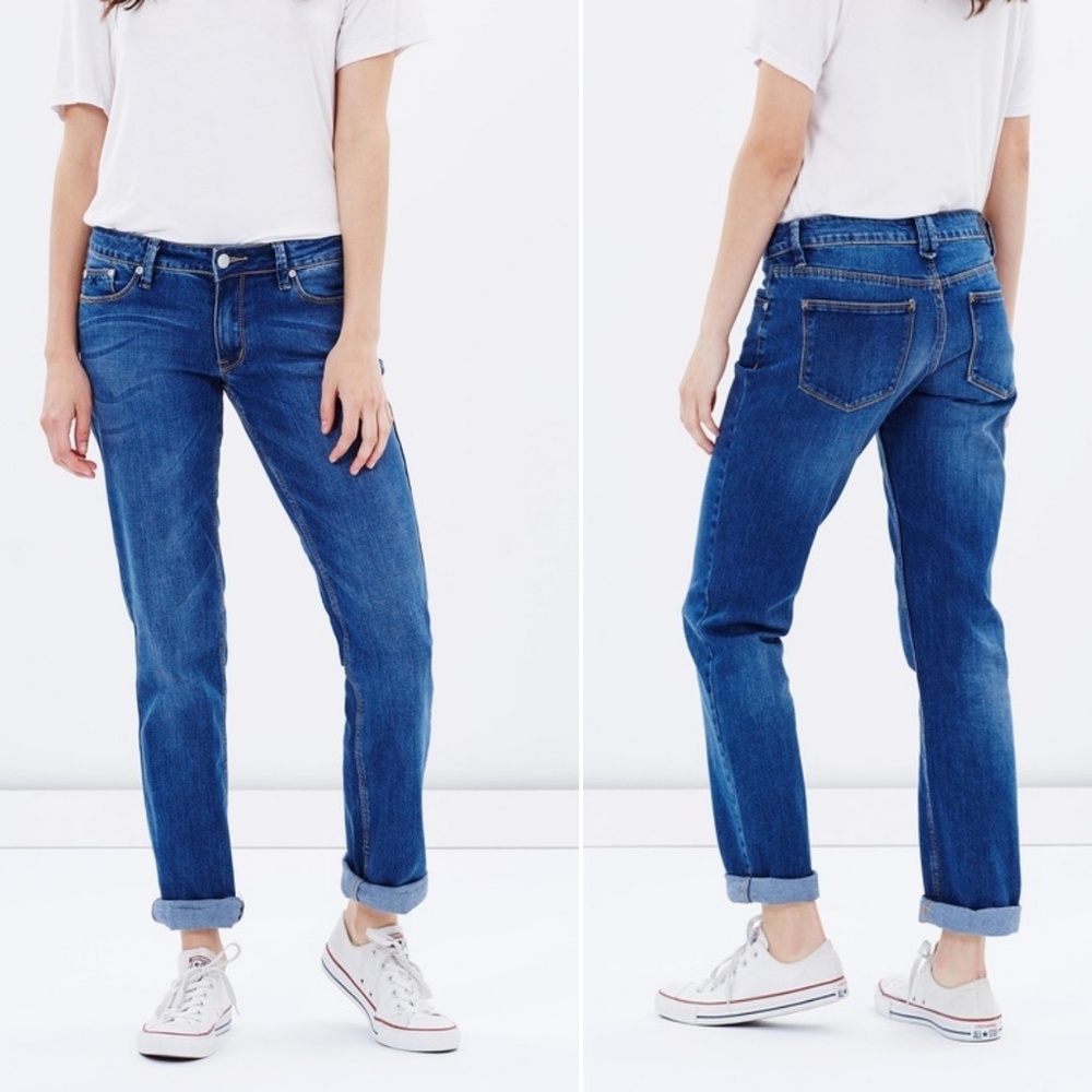 NWT RES Denim Straight Lacer Mid Rise Jean 27