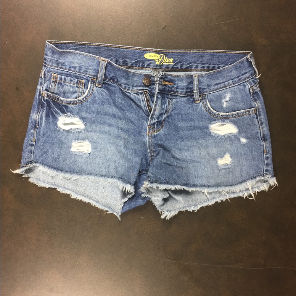 cute cutoff denim shorts