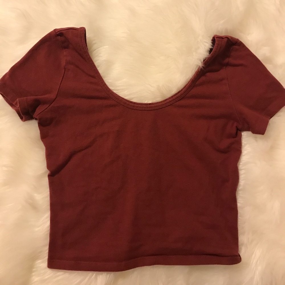 Deep Scoop Crop Top