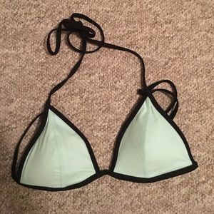 VS Pink triangle bikini top