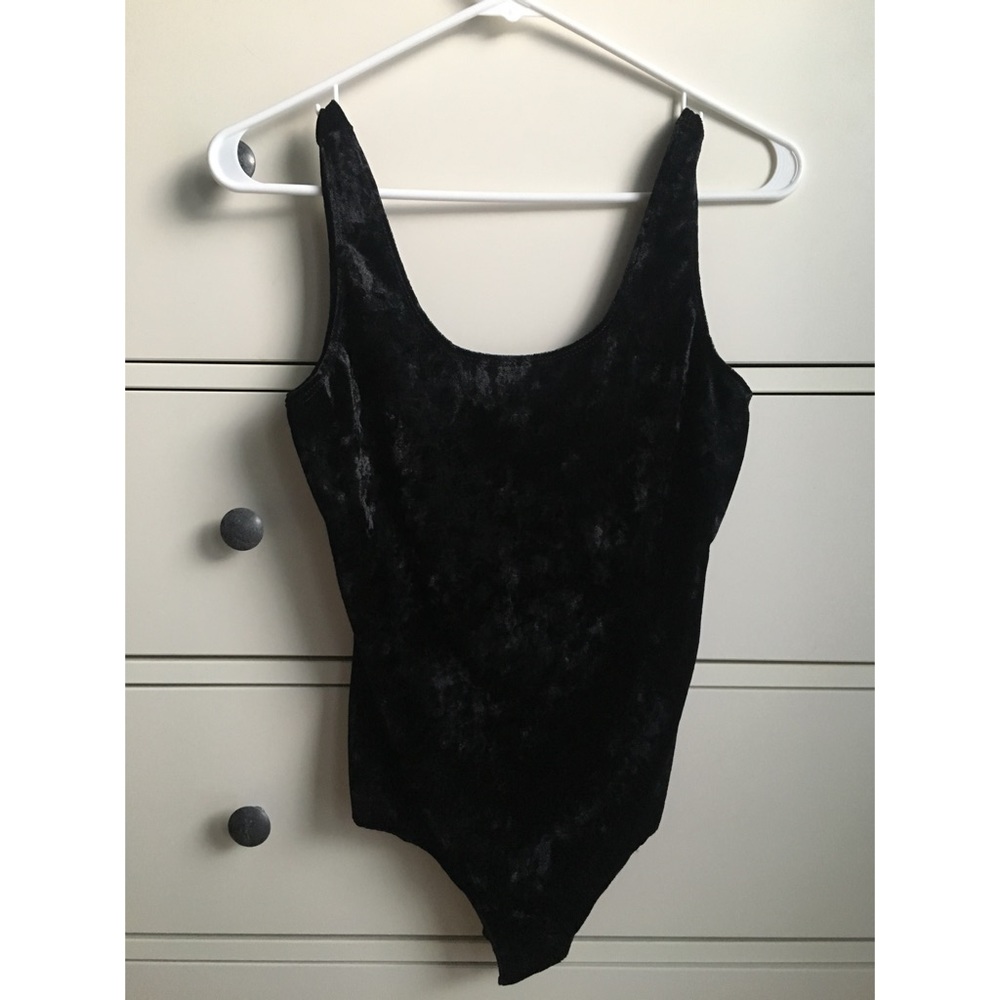 Emma & Sam Crushed Velvet Bodysuit