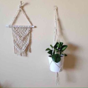 X1 Macrame Hanger Natural