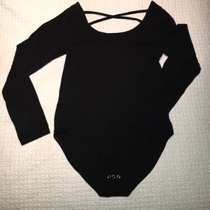 Black leotard