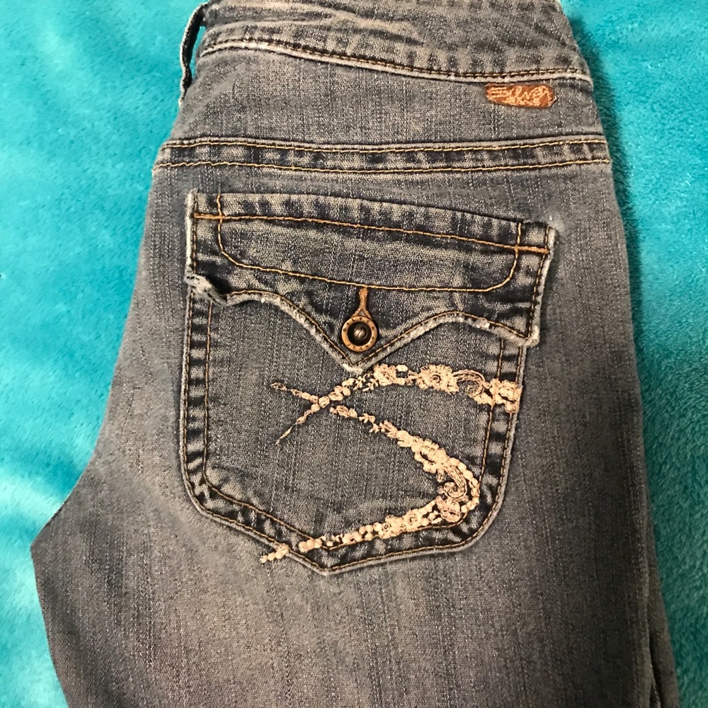 Silver jeans