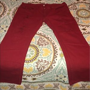True religion jeans red size 42
