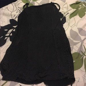 Dress style black polka dot bathing suit size 20w