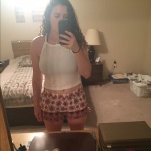 Patterned Flowy Shorts