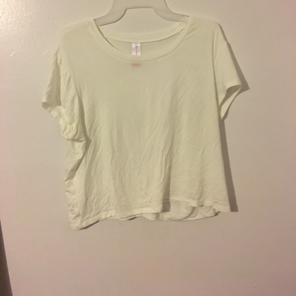 White crop top
