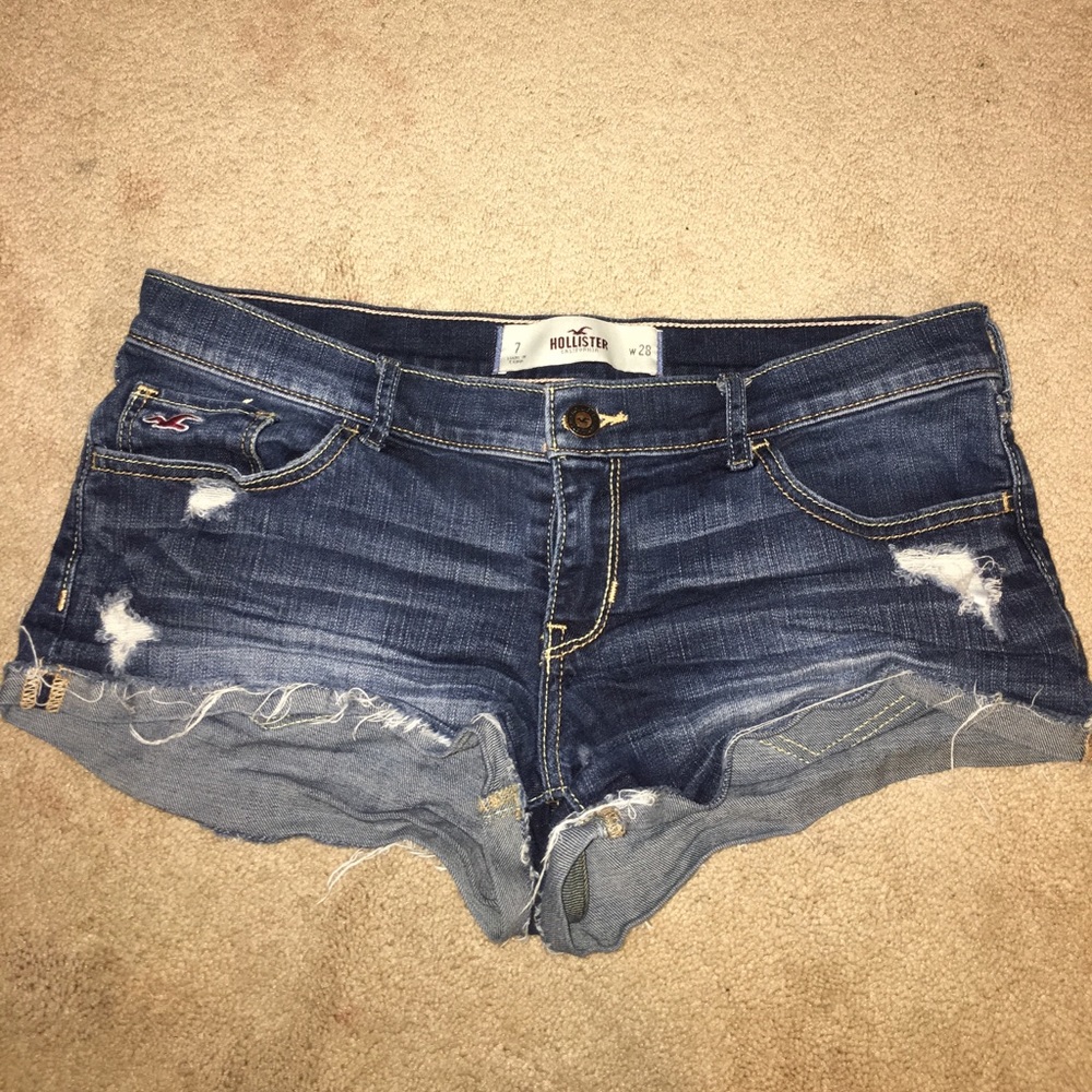 Hollister Distressed Denim Shorts