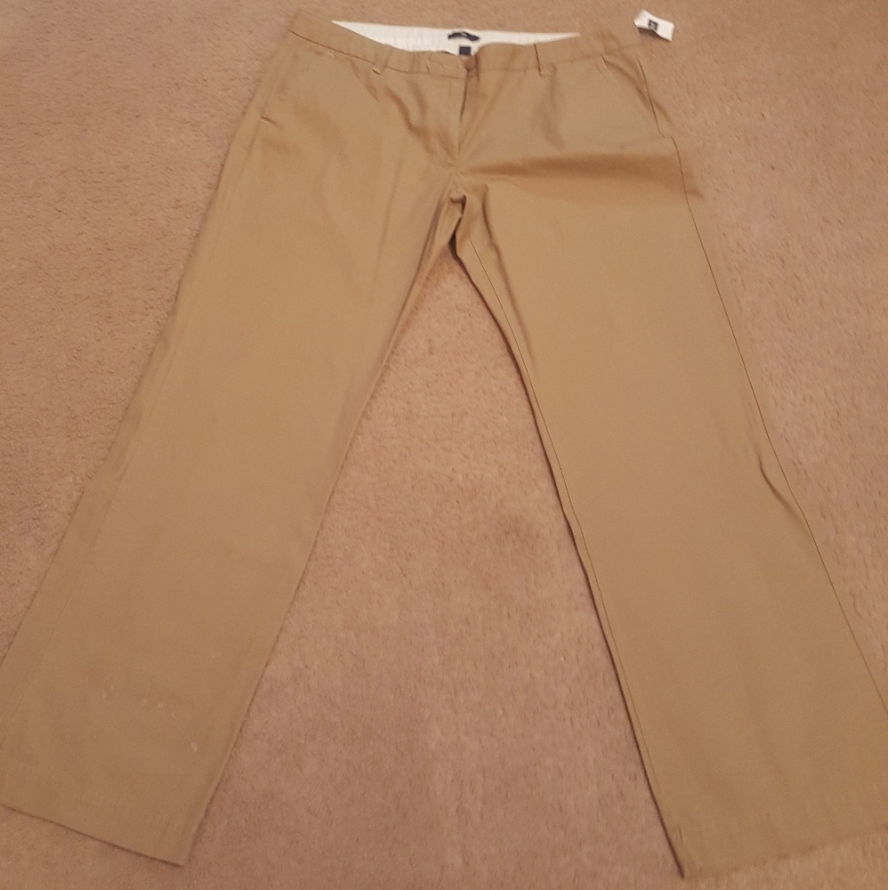 GAP Womens Perfect Khaki Pants 18 Long