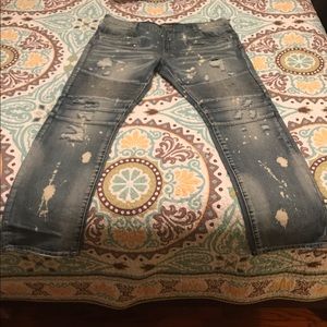Embellish biker jeans size 42