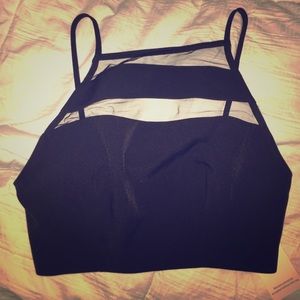 🌟NWT🌟 Tobi Black Detailed Crop Top