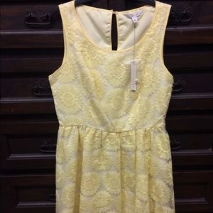 NWT Beautiful yellow dress