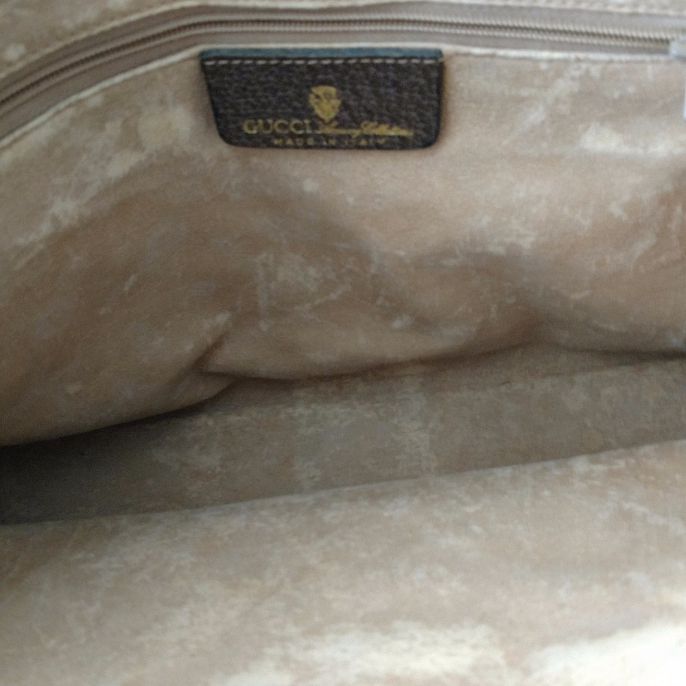 Sherry Stripe Vintage Gucci Tote Satchel - Picture 6 of 8